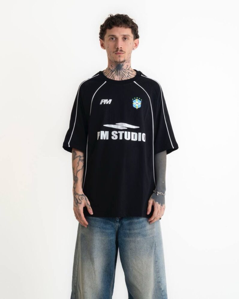 BRAZIL BLACK TEE SHIRT - Image 3