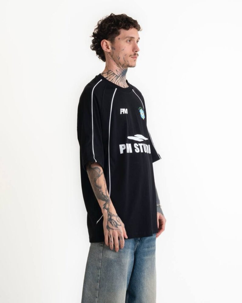 BRAZIL BLACK TEE SHIRT - Image 2