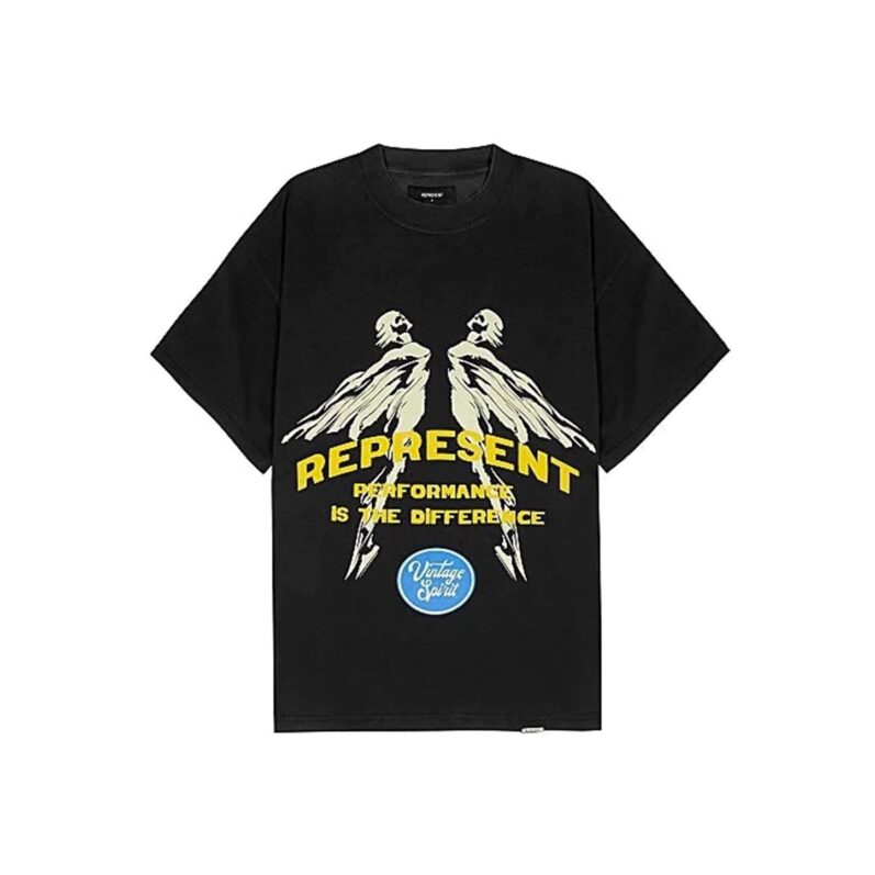 REPRESENT BLACK TEE SHIRT - Image 3