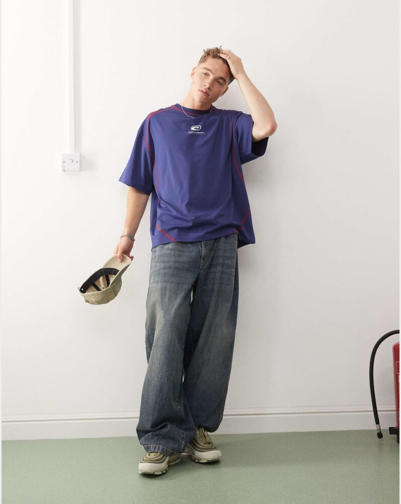 SPORTS TEE IN BLUE - Image 2