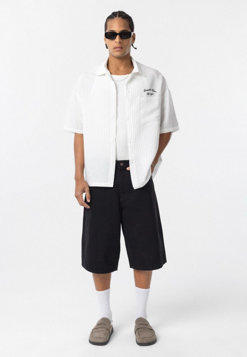 Striped Light White Shirt