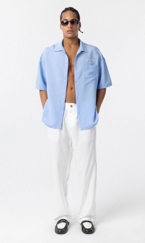 Striped Light Blue Shirt