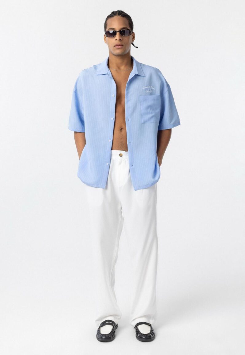 Striped Light Blue Shirt