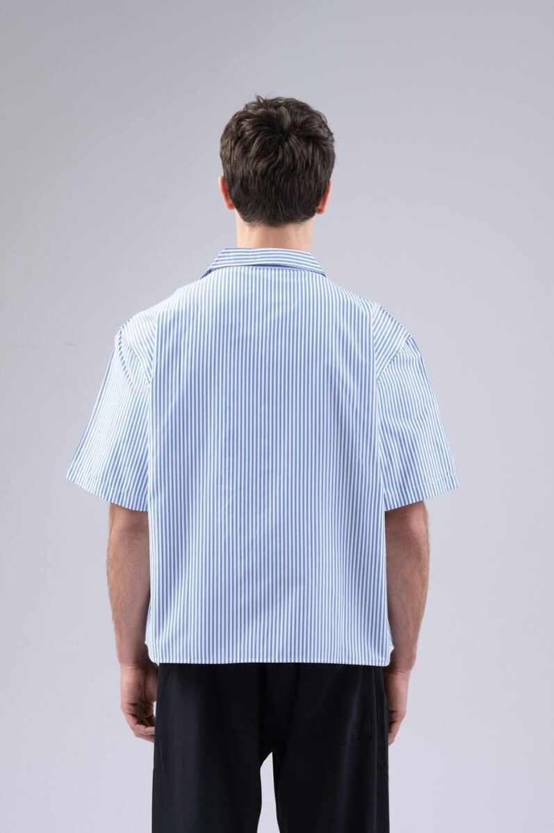 Striped Blue Shirt - Image 3