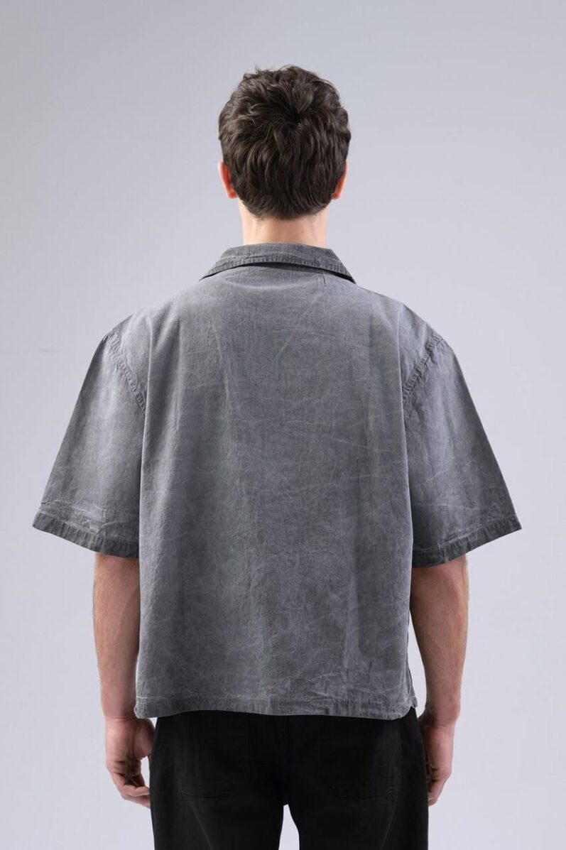 Washing Shirt Grey - Image 3