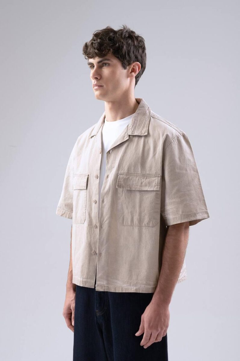 Washing Shirt Dark Cream - Image 2